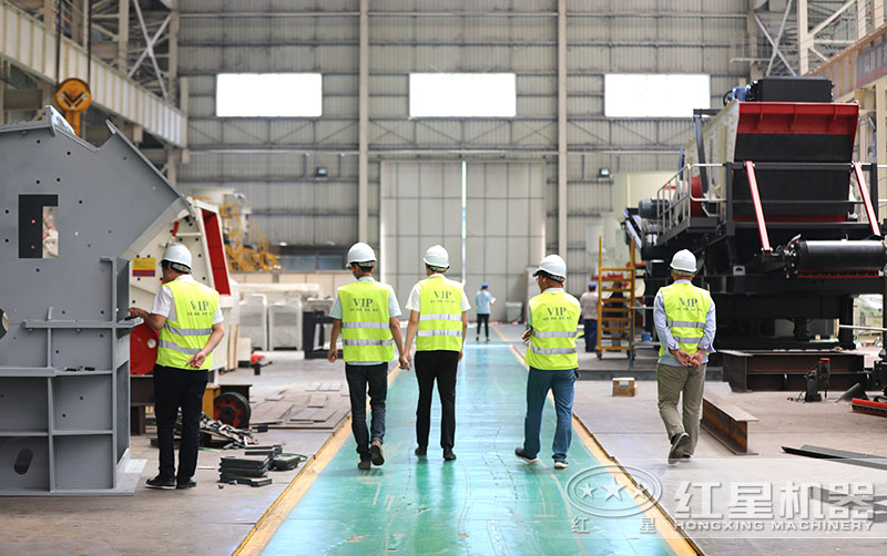 客戶考察12、13石子破碎機設備